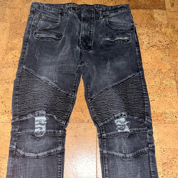 Biker skinny jeans - Picture 1 of 7
